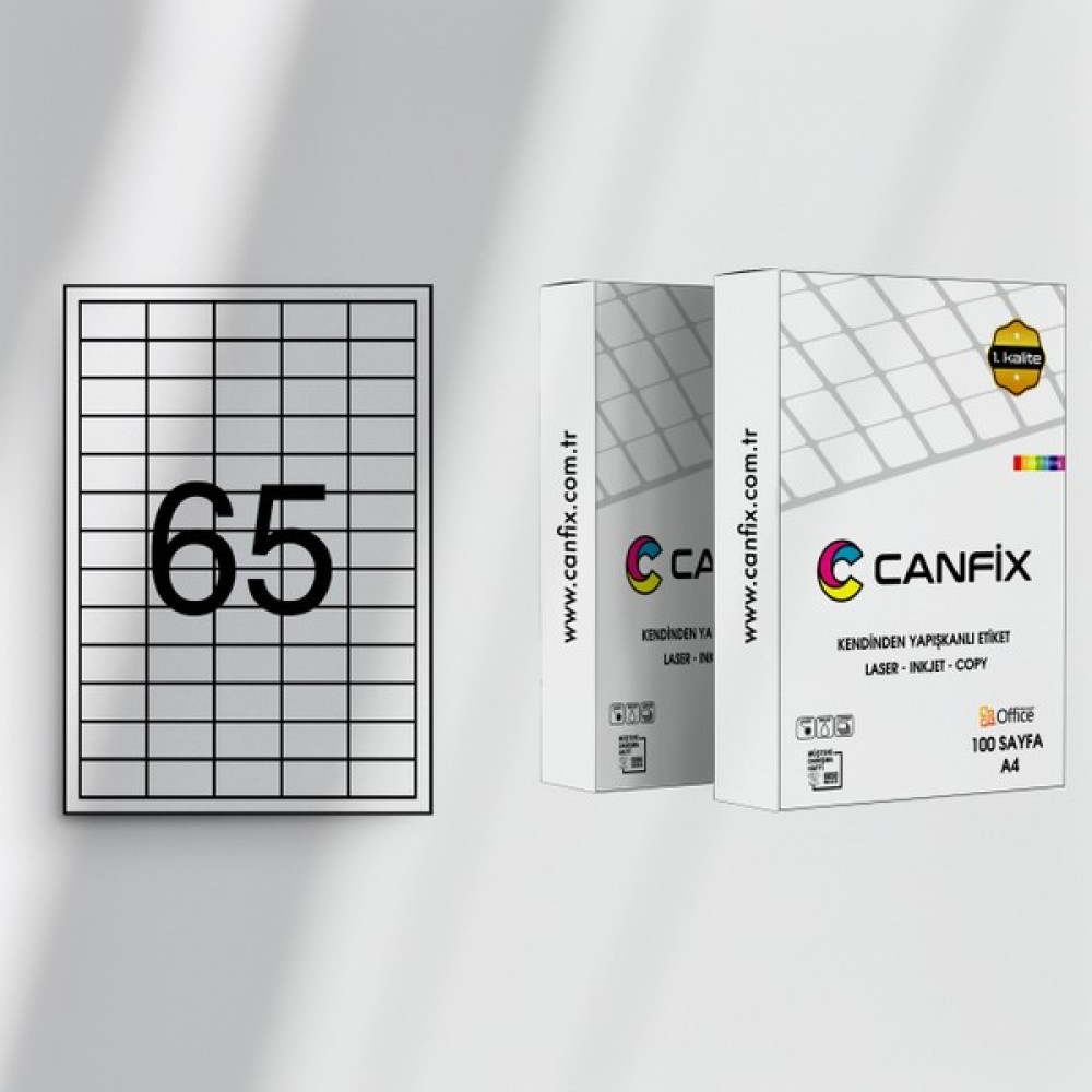 Canfix Cf 38.10MM x 21.20MM Lazer Etiket Etiket Makinesi Fiyatı