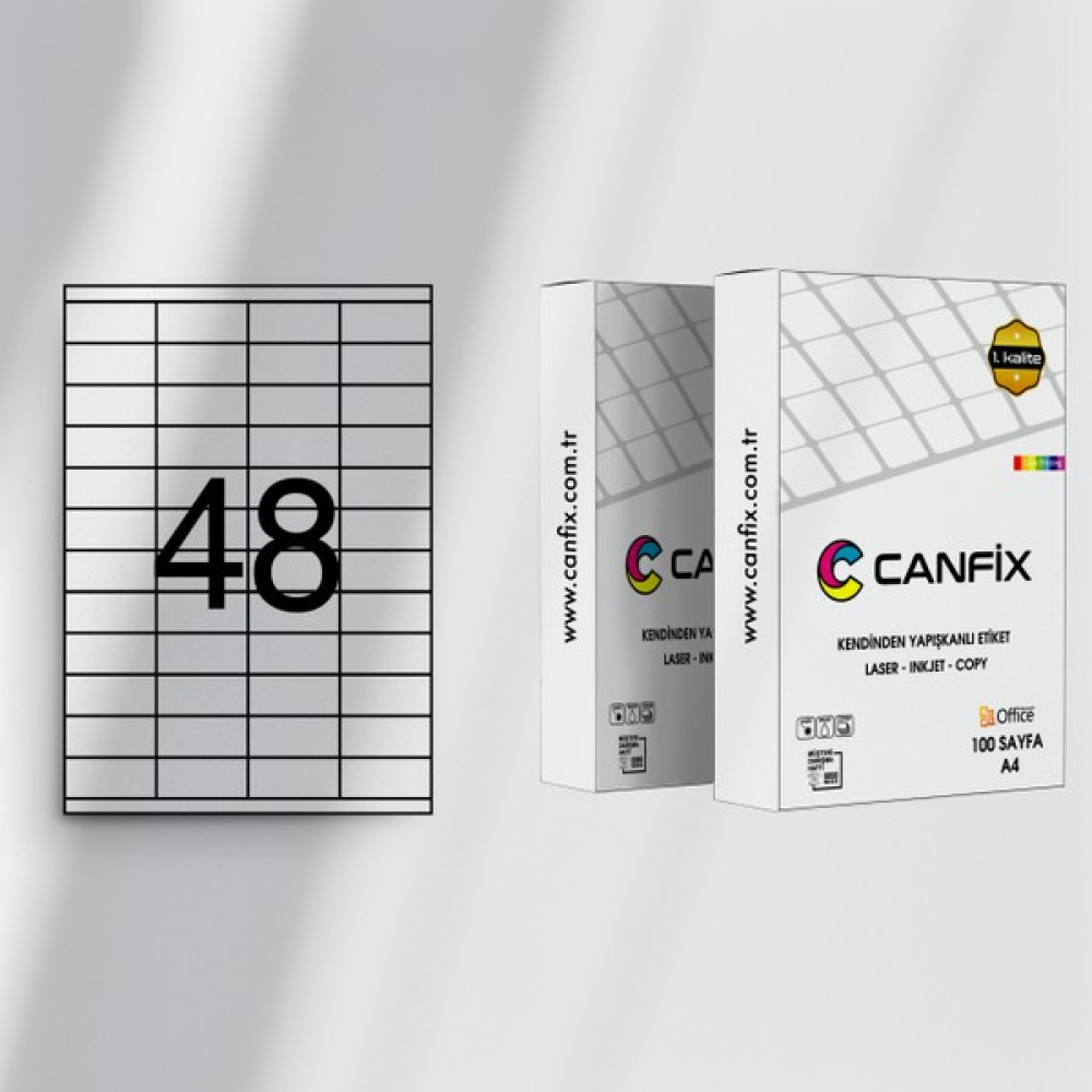 Canfix Cf 52.50MM x 23MM Lazer Etiket Etiket Makinesi Fiyatı