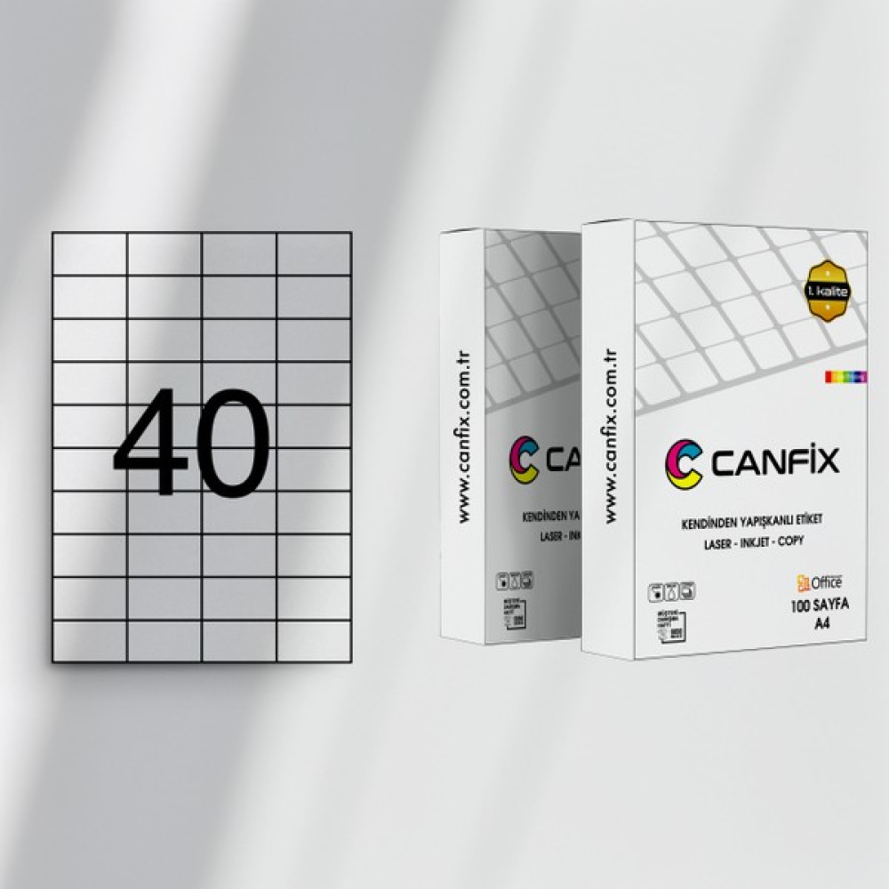 Canfix Cf 52.50MM x 29.70MM Lazer Etiket Etiket Makinesi Fiyatı
