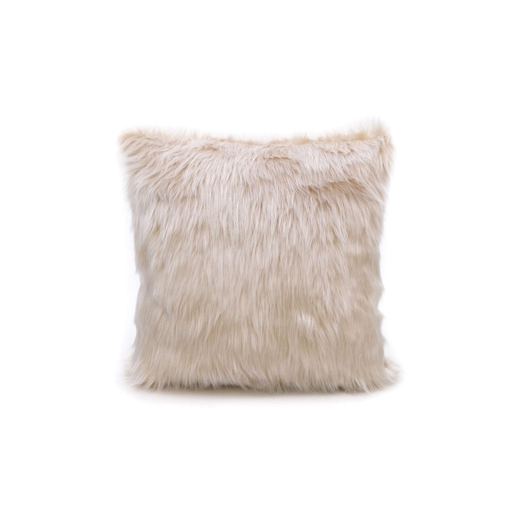 Cango Home Peluş Kırlent Kılıfı - Kemik 43 x 43 Beden Yatak Odası Tekstili Fiyatı