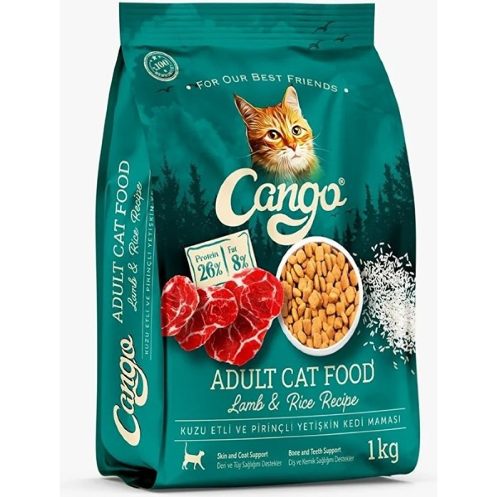 Cango Kuzu Etli ve Pirinçli Yetişkin Kedi Maması 4 x 1 kg Evcil Hayvan Ürünleri Fiyatı
