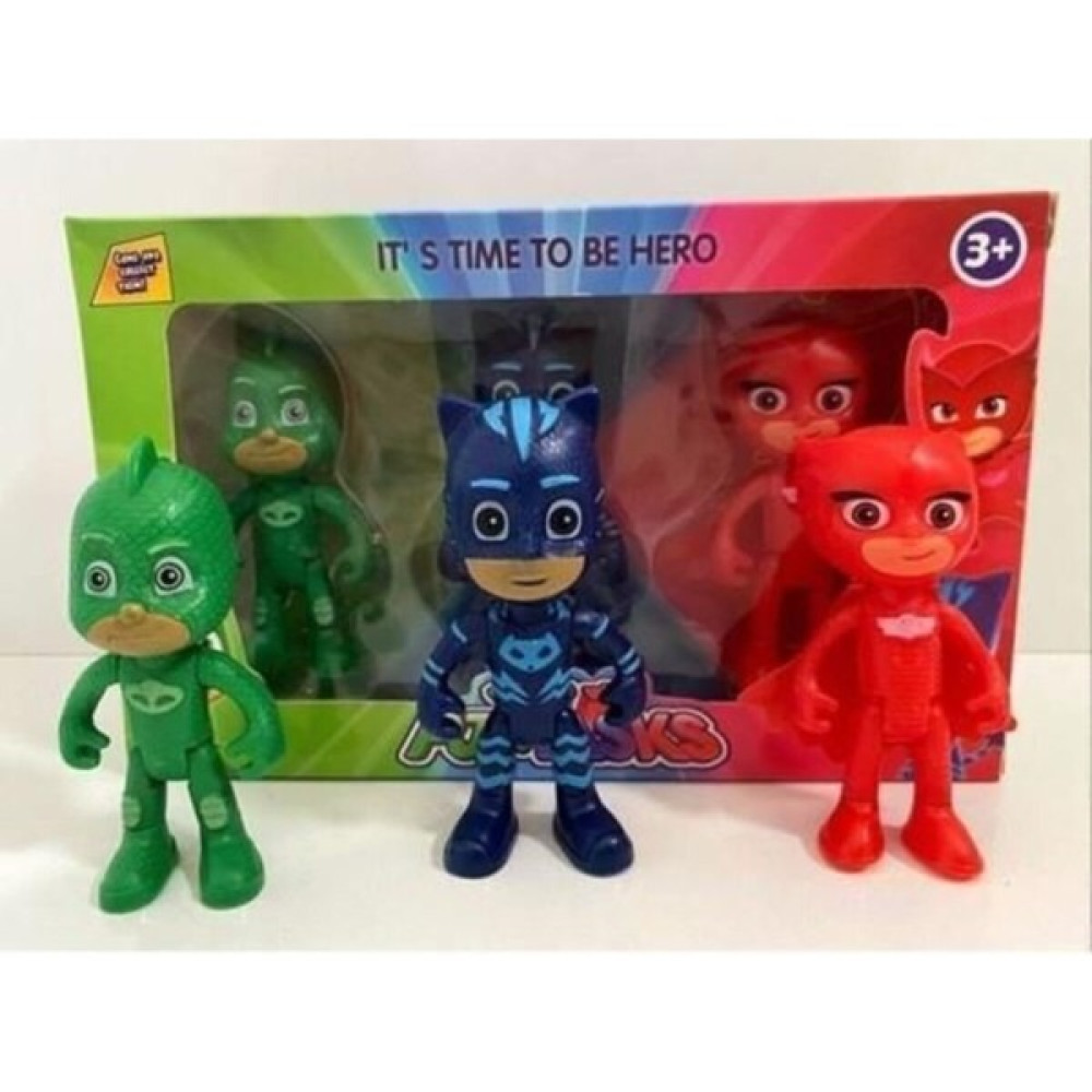 Cango Pijamaskeliler Catboy Owlette Gekko 3lü Oyuncak Pjmasks Oyuncak Fiyatı