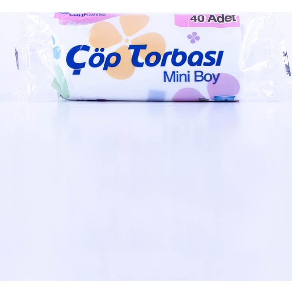 Canhome Mini Çöp Torbası Şeffaf 40 x 50 cm 40LI Çöp Poşetleri Fiyatı