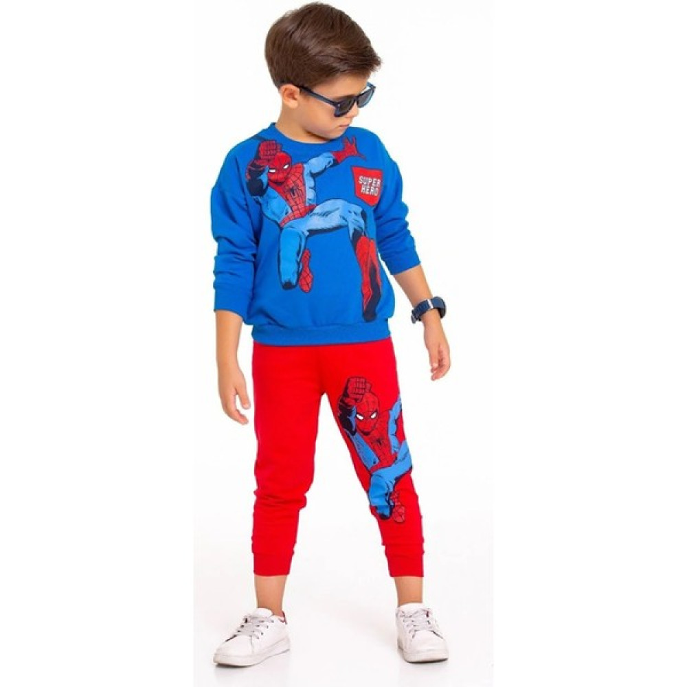 Canix Kids Erkek Çocuk Spiderman Baskılı Ikili Takım Erkek Çocuk Giyim Takımı Fiyatı