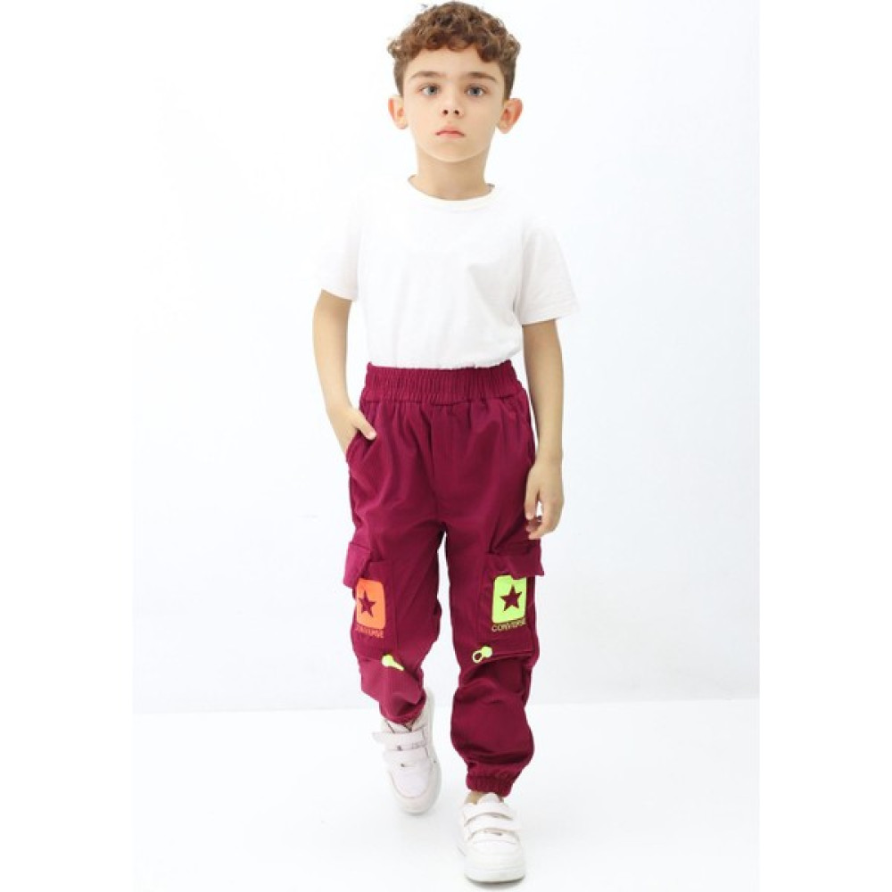 Canix Kids Erkek Çocuk Yıldız Fosforlu Kadife Pantolon Erkek Çocuk Pantolon Fiyatı