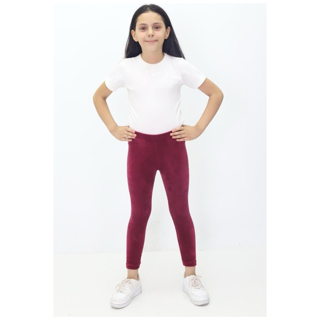 Canix Kids Kız Çocuk Likralı Kadife Tayt Kız Çocuk Tayt Fiyatı