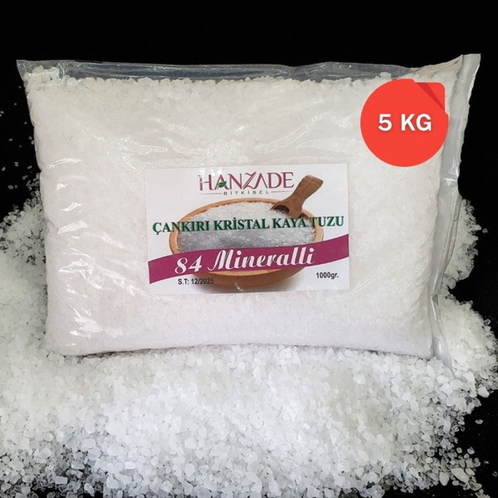 Çankırı Kaya Doğal Kaya Tuzu İri Tane 5 kg Diğer Fiyatı