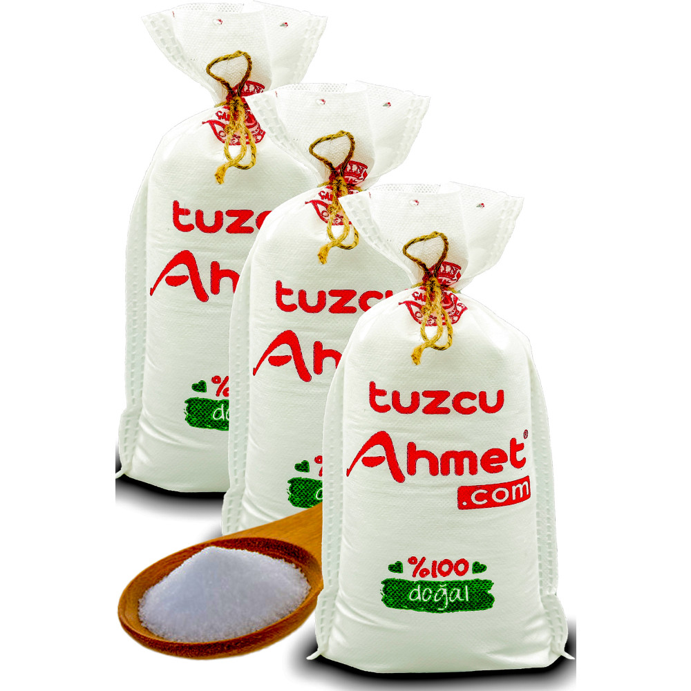 Çankırı Tuzcusu 3 Adet 1 Kg Taş Değirmende Öğütülmüş Kristal Kaya Tuzu Tuz Fiyatı
