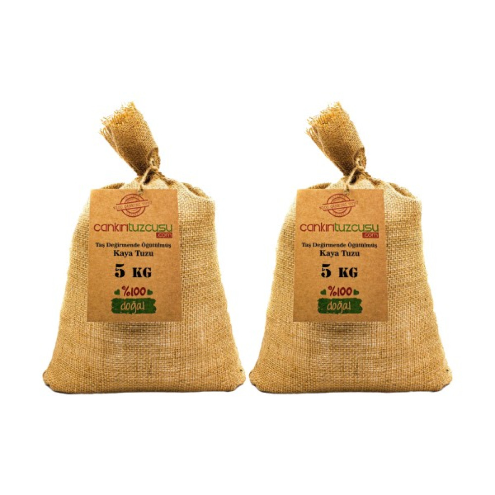 Çankırı Tuzcusu Öğütülmüş Kristal Kaya Tuzu 2 x 5 kg - 10 kg Tuz Fiyatı