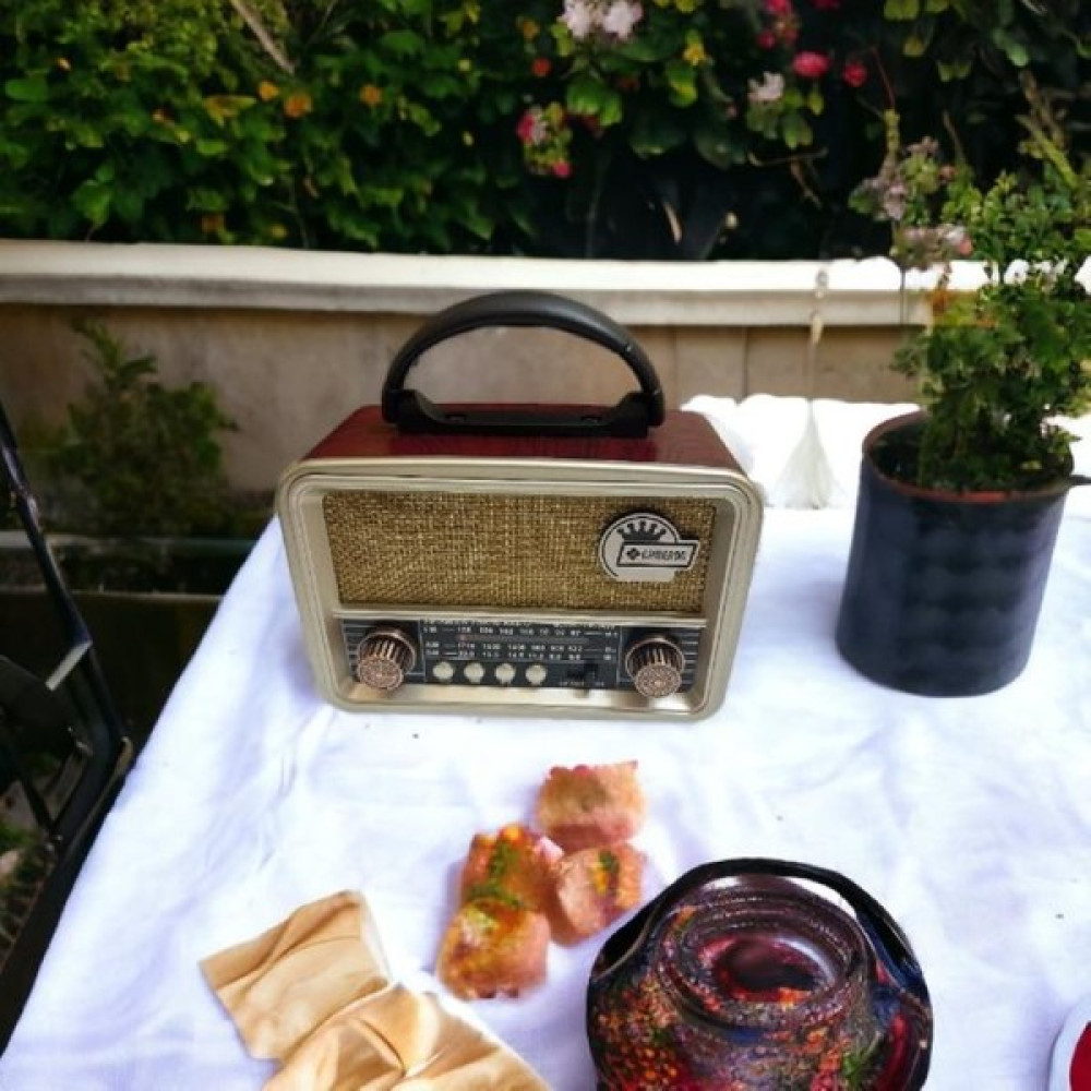 Cannavaro CM-860T Bt Nostaljik Radyo, USB ve Tf Kart Oynatıcı, 3 Band Fm Radyo, Müzik Kutusu - Kahverengi Alarmlı Saatler & Radyolar Fiyatı