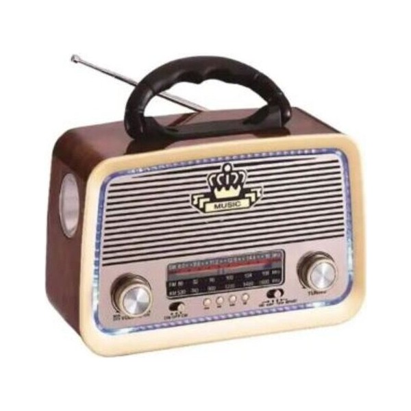 Cannavaro CN-301 Bt Nostaljik Radyo Bluetooth + Ledli + Fener + USB + Sd Card Mp3 Radyo Çalar CN-301 Bt - Açık Kahverengi Alarmlı Saatler & Radyolar Fiyatı