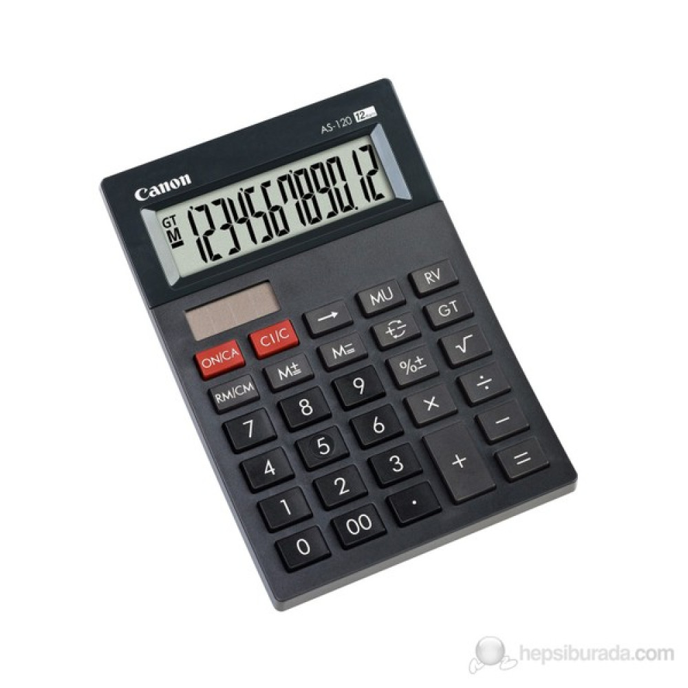 Canon As-120 12 Hane Masaüstü Hesap Makinesi Hesap Makinesi Fiyatı