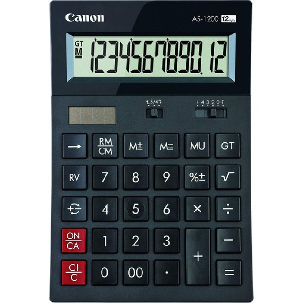 Canon As-1200 12 Hane Masaüstü Hesap Makinesi Hesap Makinesi Fiyatı