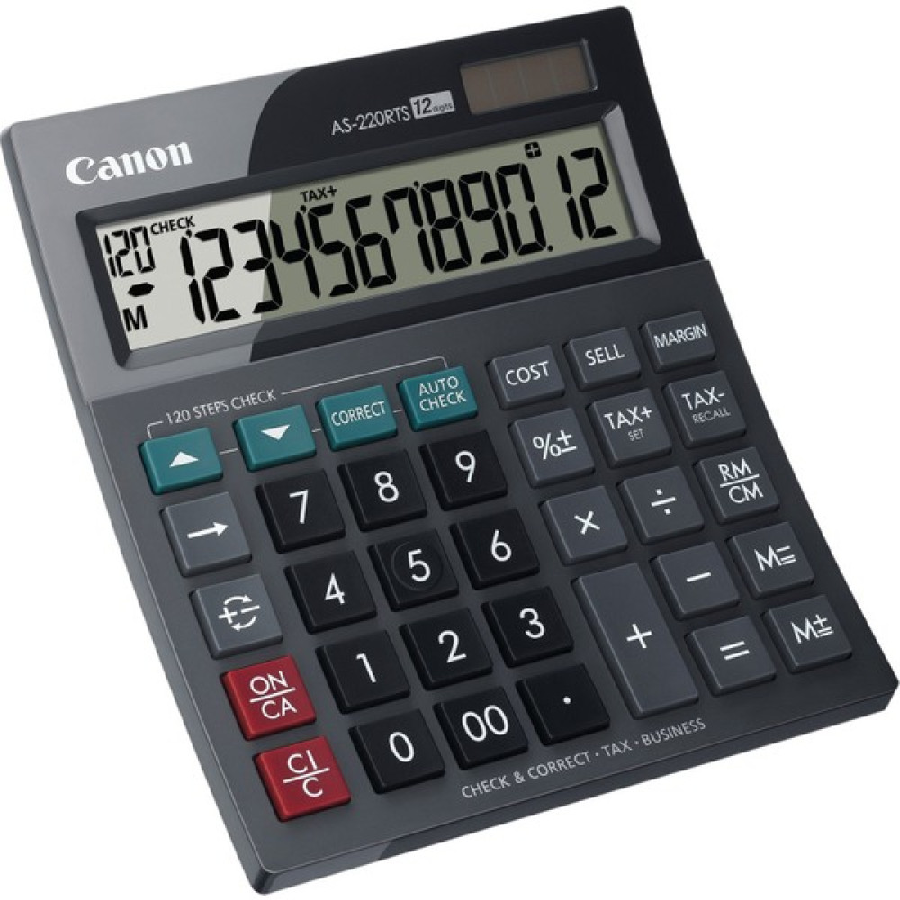 Canon As-220 Rts 12 Haneli Masaüstü Hesap Makinesi Hesap Makinesi Fiyatı