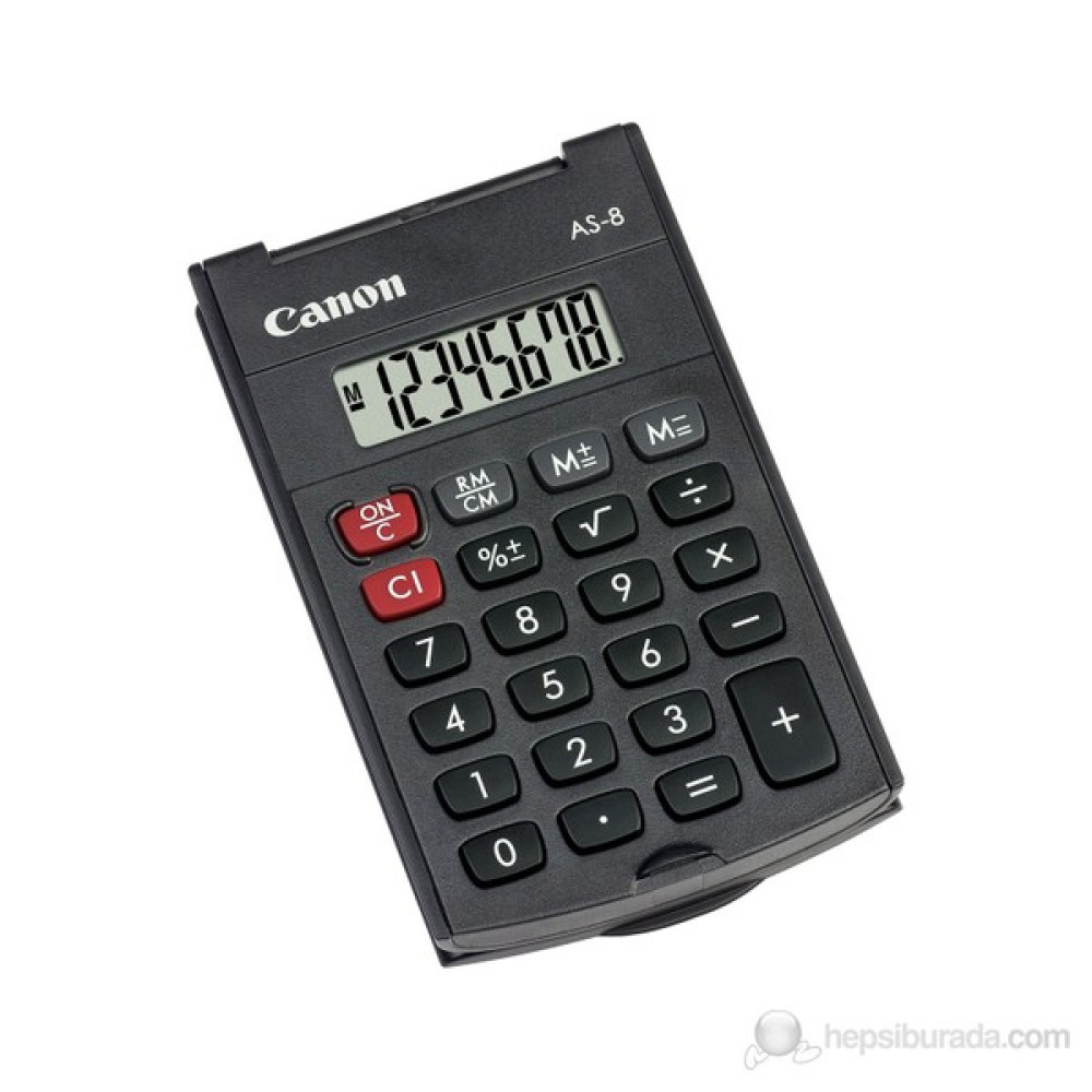 Canon (As-8) 8 Haneli Cep Tipi Hesap Makinesi Hesap Makinesi Fiyatı