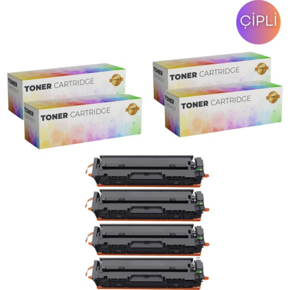 Canon CRG-067 4 Renk Çipli Muadil Toner Canon I-Sensys Lbp 631CW/LBP 633CDW Mf 651CW/MF 655CDW-MF 655CX/MF 657CDW Tonerler Fiyatı