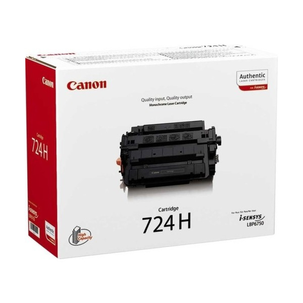 Canon CRG-724H Orjinal Toner Yüksek Kapasite LBP-6750DN Tonerler Fiyatı
