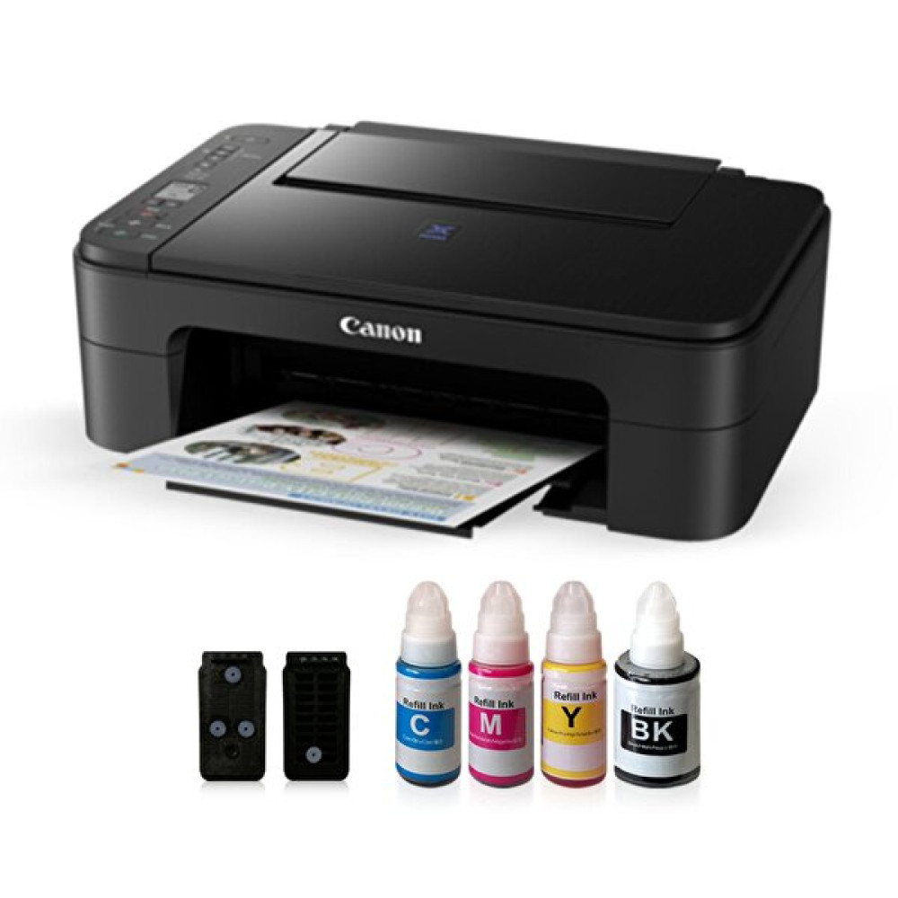 Canon E3440 Wi-Fi Yazıcı ve Tıpalı Kartuş Sistemi Kartuşlar Fiyatı