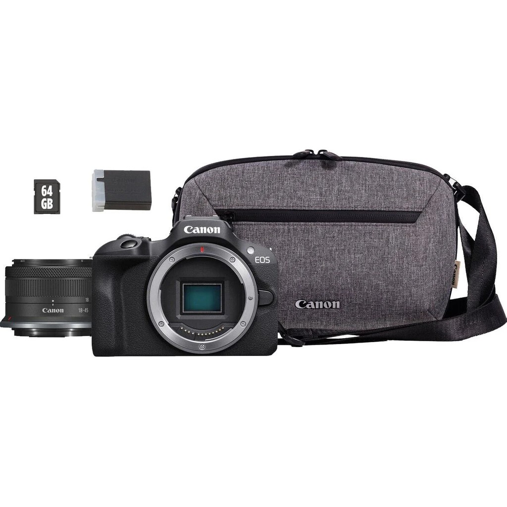 Canon Eos R50 24.2 MP Seyahat Kiti 18-45 mm Lens ve 4K Video Çözünürlüğü ile Hafif Tasarım Dijital Fotoğraf Makineleri Fiyatı