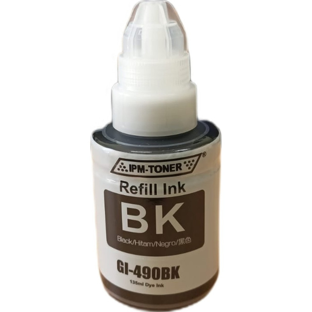 Canon GI-490 Siyah Uyumlu Mürekkep 135ML Pıxma G1410/G2410/G3410/ Canon GI-490 Siyah Uyumlu Mürekkep 135ML Pıxma G1410/G2410/G3410/ Muadil Kartuş Fiyatı