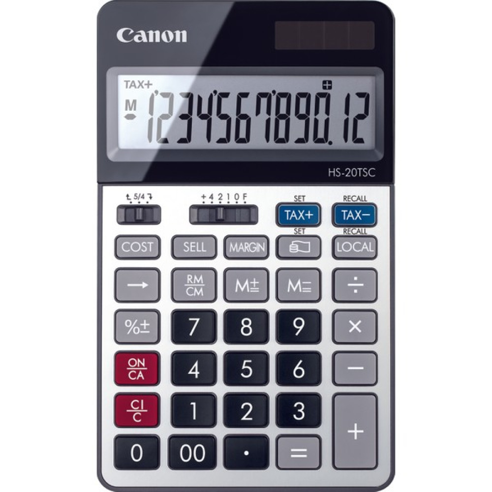 Canon Hs-20 Tsc 12 Hane Masa Üstü Hesap Makinesi Hesap Makinesi Fiyatı