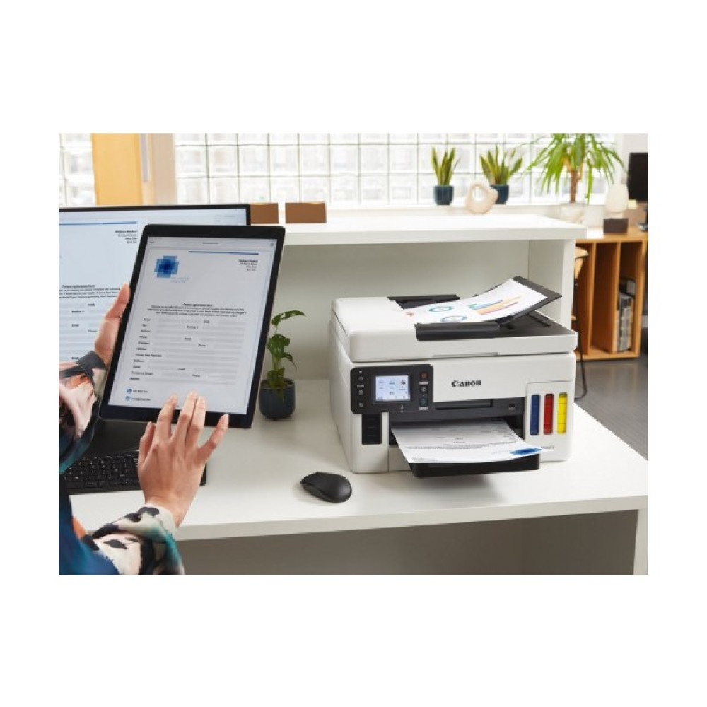 Canon Maxıfy GX6040, Renkli, Mürekkep Mega Tanklı, Yazıcı, Tarayıcı, Wifi, Lan - Kahverengi Yazıcılar Fiyatı