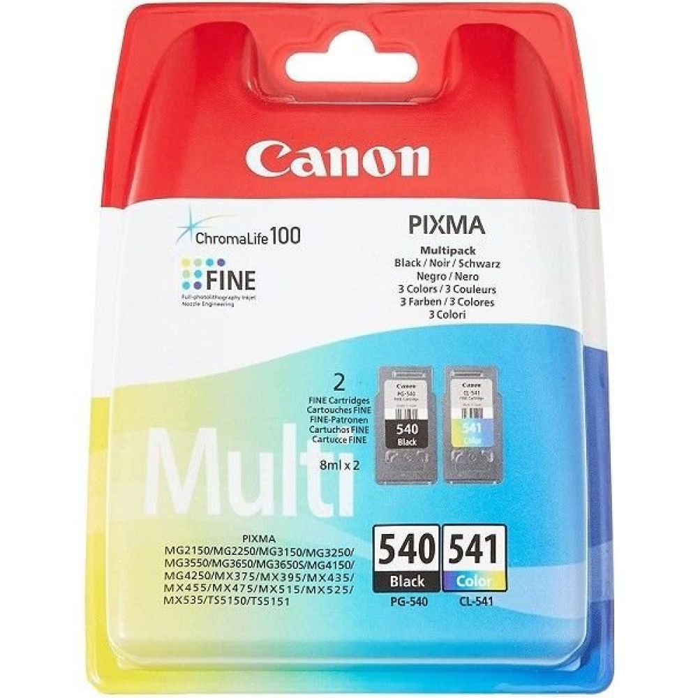Canon Pg-540 Siyah + Cl-541 Renkli 5225B006 Orijinal 2'li Paket Mürekkep Kartuş Kartuşlar Fiyatı