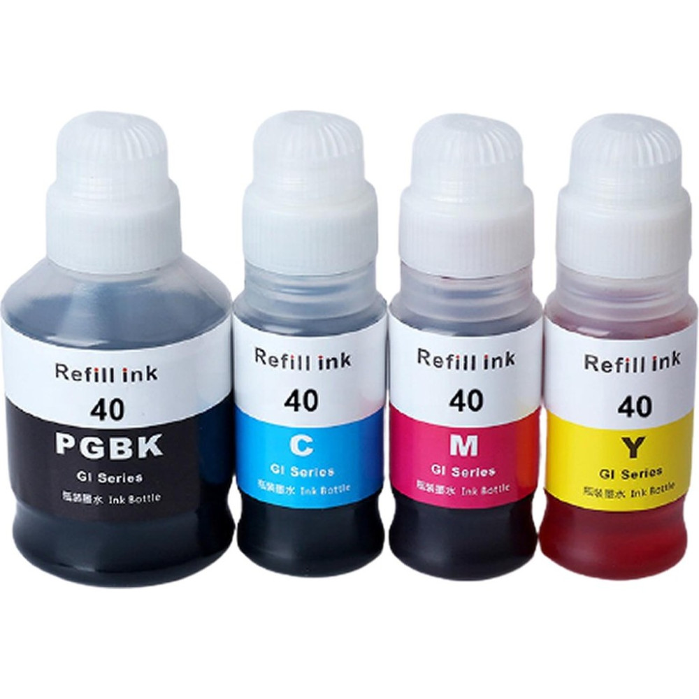 Canon Pixma G3430 Gı-40/gı-41 4 Renk Muadil Mürekkep Seti - Siyah 170 Ml- Renkliler 70 ml - Renkli Muadil Kartuş Fiyatı