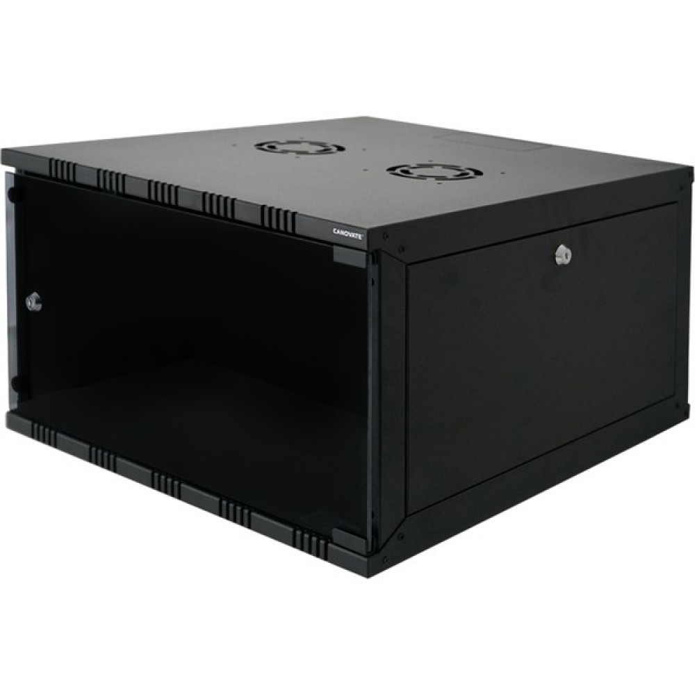Canovate 6u 540X400 mm Eko Serisi Yan Panelli Tek Gövdeli Duvar Tipi Kabinet Siyah 2 Yıl Üretici Garantili Sunucu Fiyatı