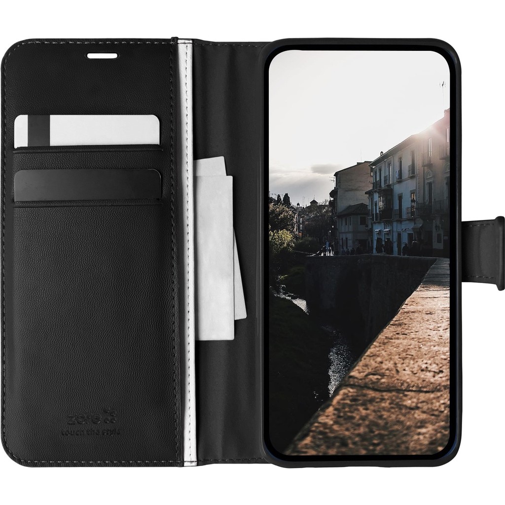 Canpay Samsung Galaxy A21S Kılıf Case, Suni Deri, Kartlık Cüzdan Bölmeli Mıknatıslı Kapatma Kopçalı Standlı Kapaklı Kılıf - Siyah Cep Telefonu Kılıfı Fiyatı