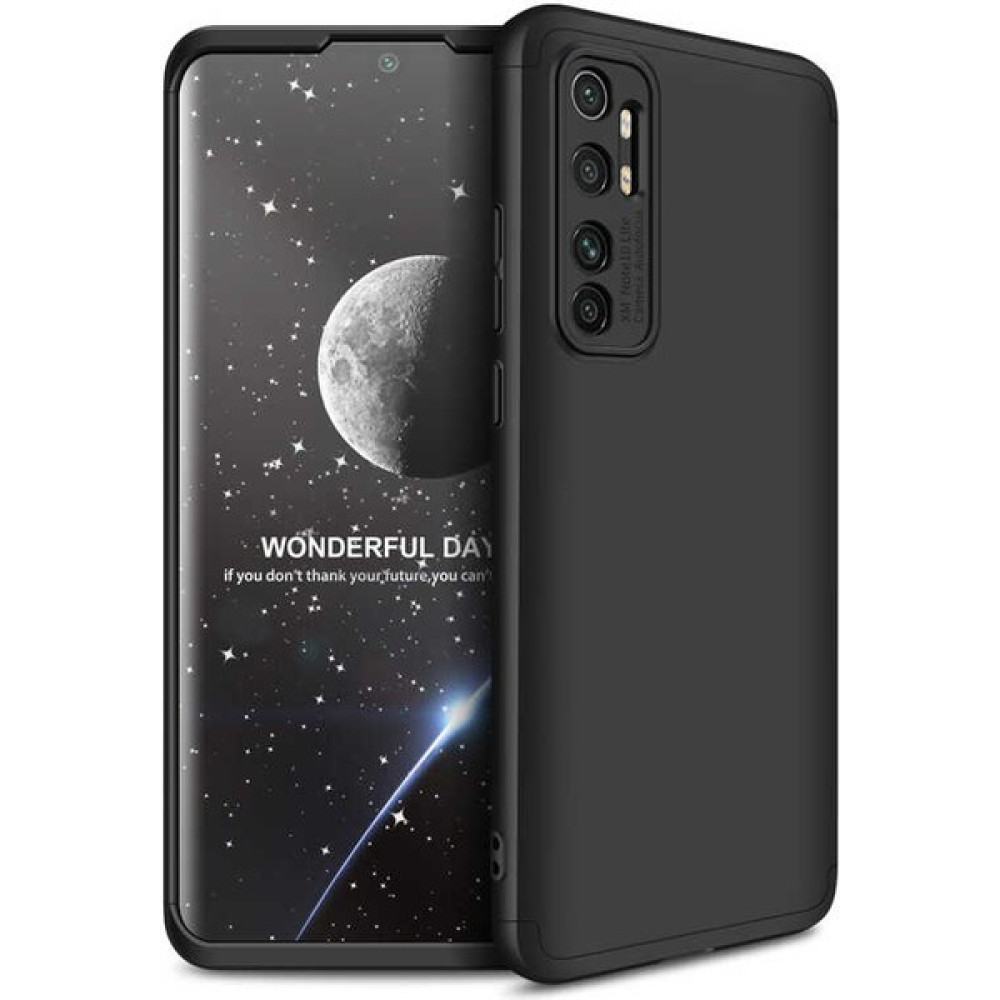 Canpay Xiaomi Mi Note 10 Lite Uyumlu Kılıf Sert Pürüzsüz Kapak Hard Full Protective Matte Cover Case - Siyah Cep Telefonu Kılıfı Fiyatı