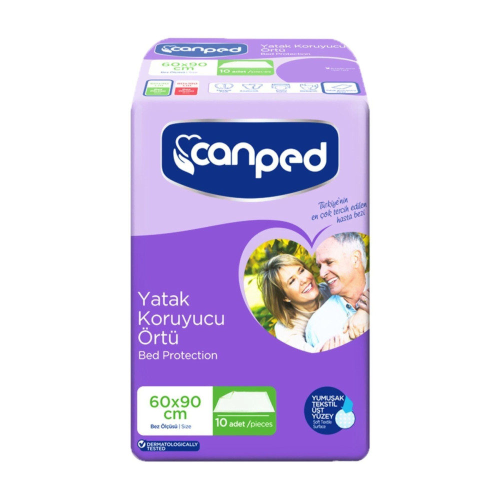 Canped Yatak Koruyucu Örtü Ekstra Örtü (60cm * 90cm) 10lu Sağlık Fiyatı