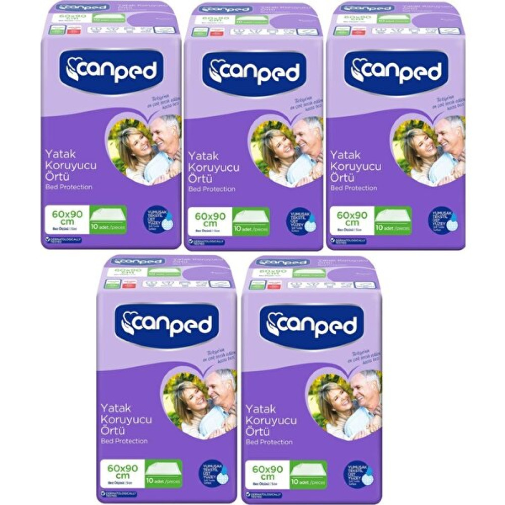 Canped Yatak Koruyucu Örtü Ekstra Örtü (60cm * 90cm) 50 Adet - 150 x 200 cm Alez / Yatak Koruyucu Fiyatı