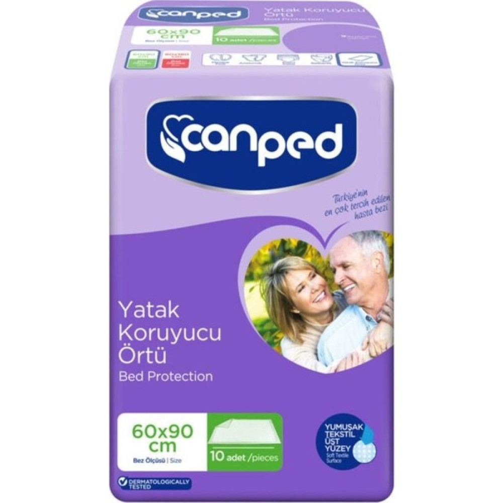 Canped Yatak Örtüsü 60X90 cm 10 Lu - 60 x 90 cm Alez / Yatak Koruyucu Fiyatı