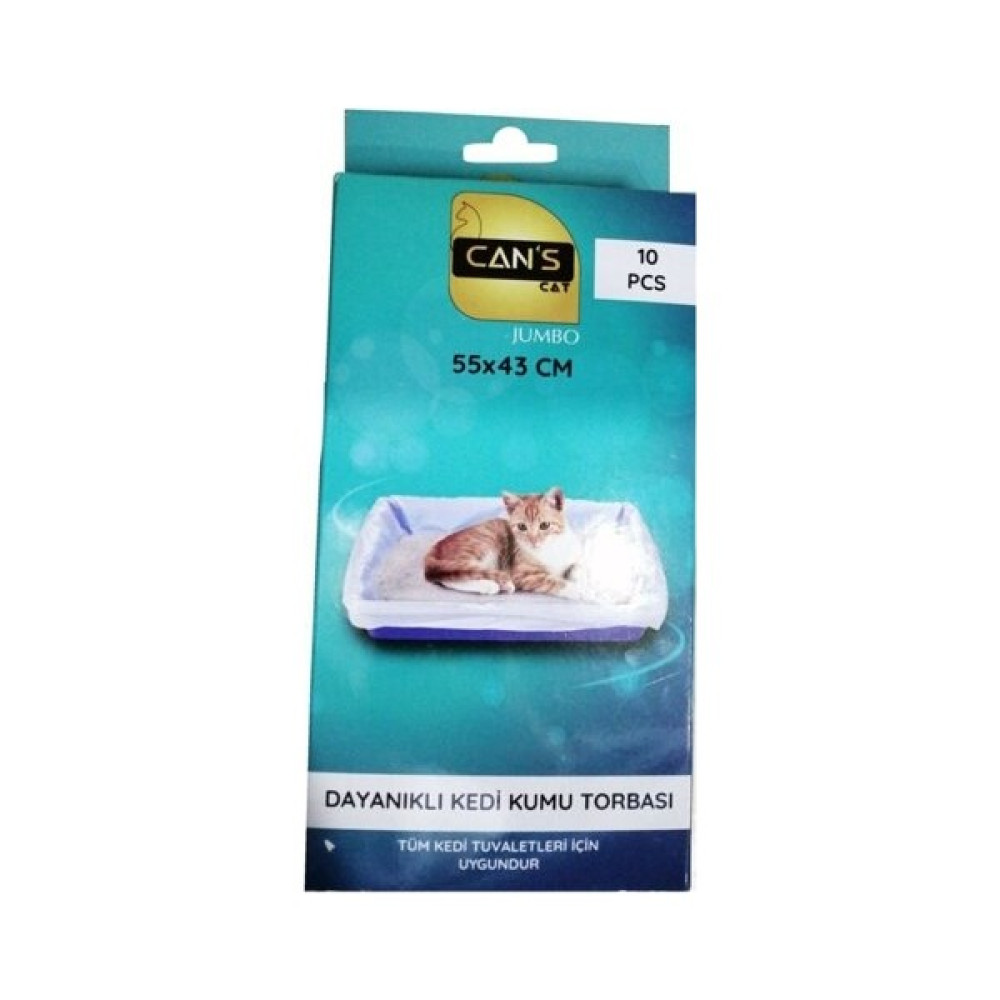 Can's Kedi Kum Kabı Torbası Jumbo 55X43 Cm. Beyaz Evcil Hayvan Ürünleri Fiyatı