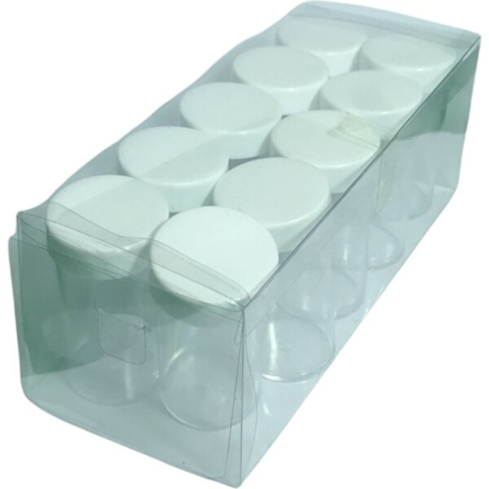 Cansares Boncuk Pul Saklama Kabı Mini Box Minik Şeffaf Kapaklı Kavanoz 10 lu Paket Saklama Kapları Fiyatı