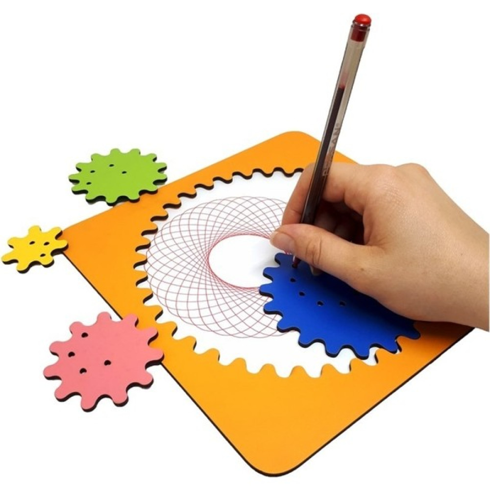 Cansares Spiro gr af - Geometrik Desen Motif Cetveli Ahşap Cetvel Fiyatı