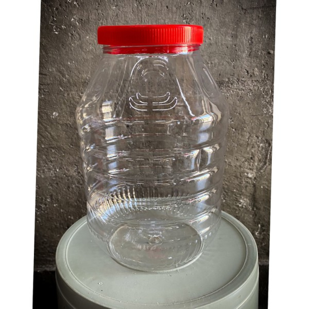 Cansares Turşu Bidonu 5 Litre Minik Salça Sos Saklama Pet Bidon Plastik Şeffaf Pet Bidon Gıdaya Uygun Kalite - 5 l Bahçe Makinesi Fiyatı