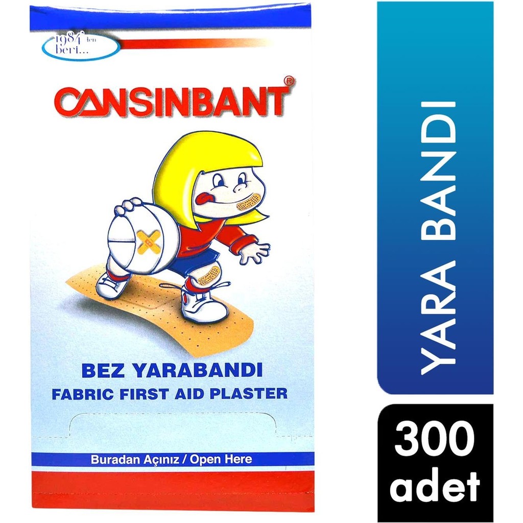 Cansın Bant Cansınbant Bez Yarabandı 300 Adet 8699721111038 Yara Bandı Diğer Fiyatı