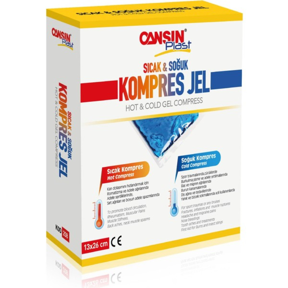Cansın Plast Sıcak ve Soğuk Kompres Jel 13 cm x 26 cm Oto Boyaları Fiyatı