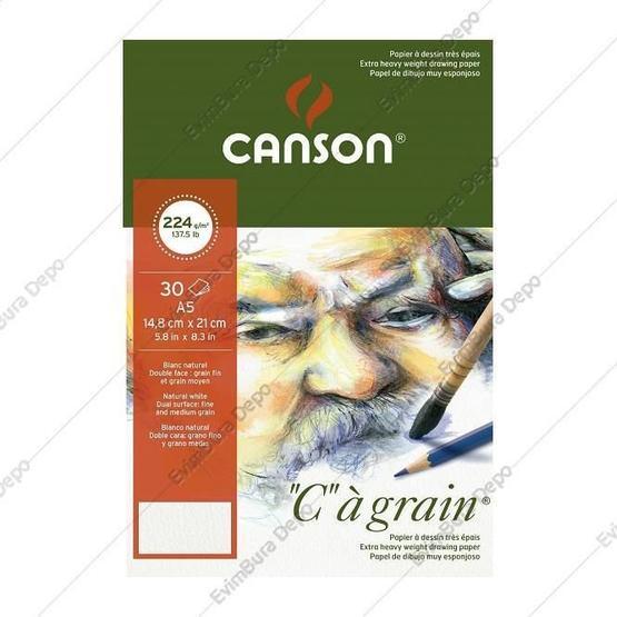 Canson 138511 224 gr 80 Yaprak A5 Çizim Defteri