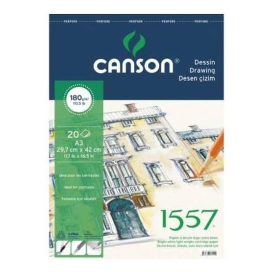 Canson 1557 35x50 cm 200 gr 5'li Çizim Defteri