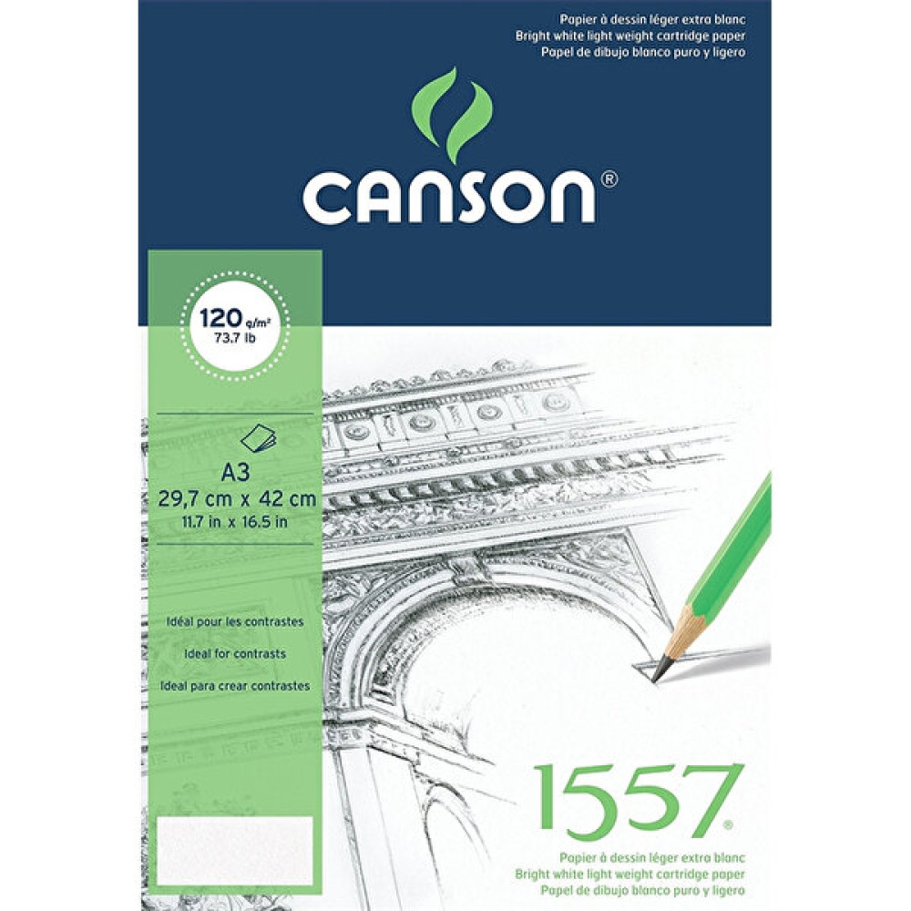Canson 1557 Eskiz Defteri 120Gr. 40 Yaprak. A3 Yardımcı Malzeme Fiyatı