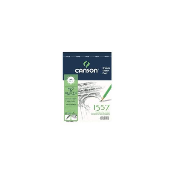 Canson 1557 Resim Çizim Blok A5 40 Yaprak Üstten Spiralli 120 gr Resim Defteri Resim Defteri Fiyatı