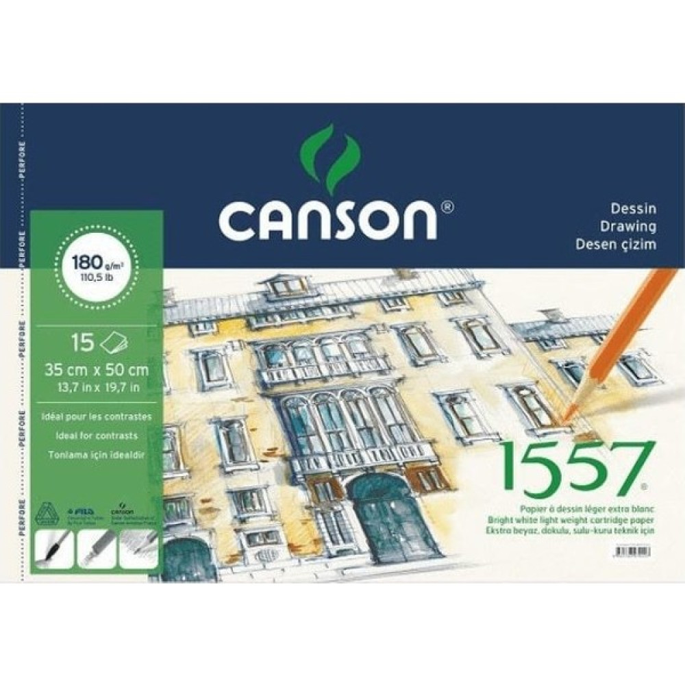Canson 18015 Resim Defteri 180 gr 35 x 50 cm Resim Defteri Fiyatı