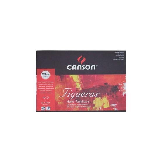 Canson Blok 10 Sayfa 24x33 290 gr Fıgueras Yağlı Boya Kağıdı Resim Kağıdı Fiyatı