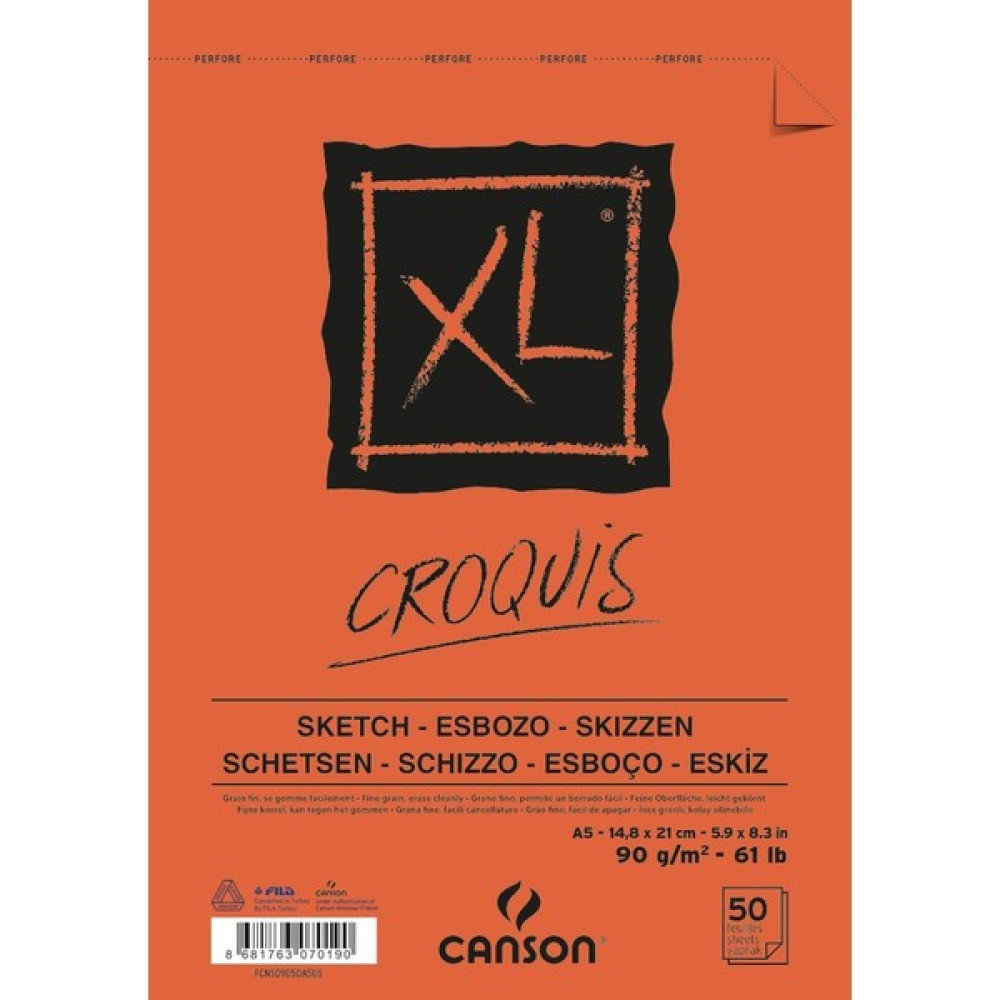 Canson Eskiz K. A5 Xl Croquıs 90 Gr 50Yp 9050A5Us Defter & Kağıt Ürünleri Fiyatı