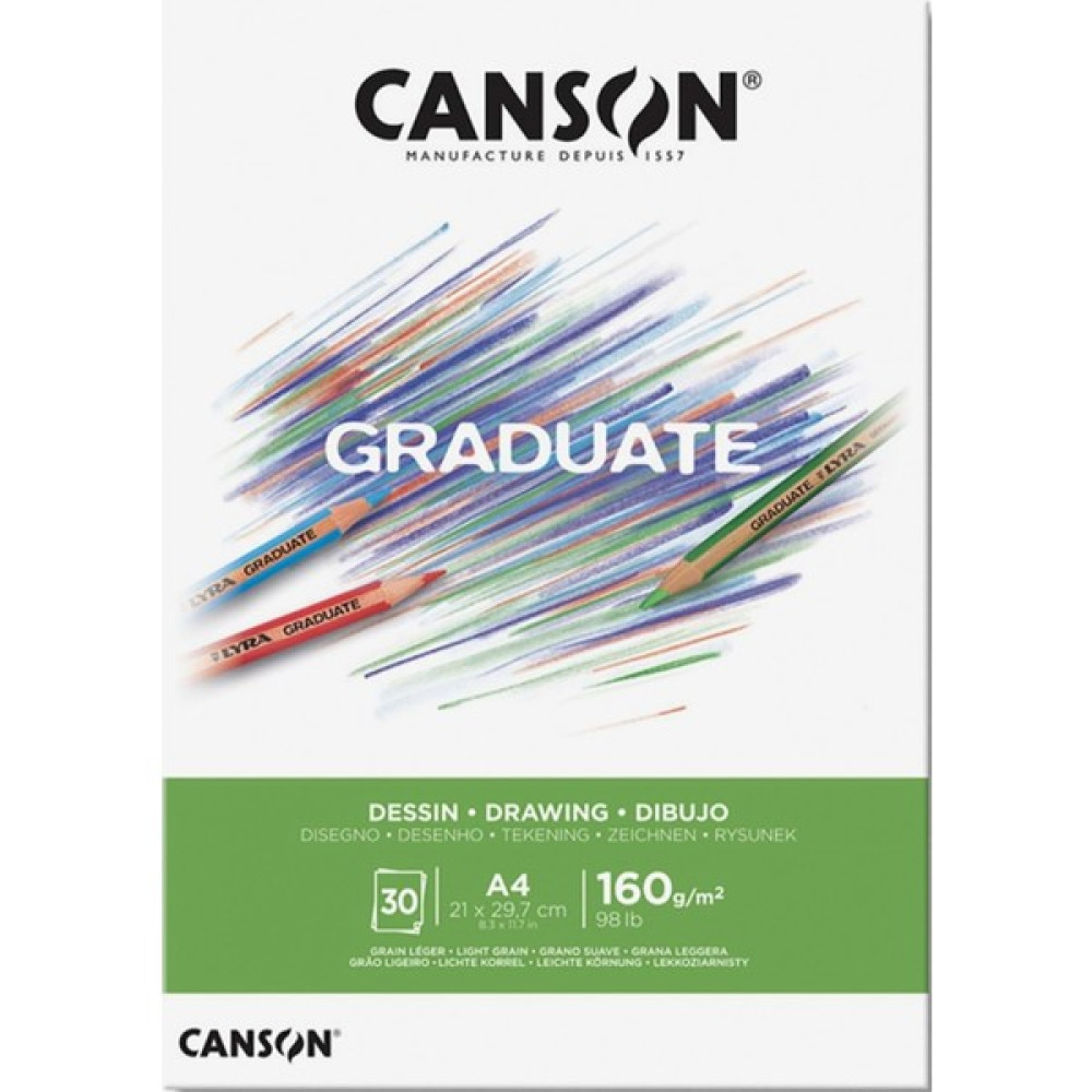 Canson Gradute Drawing White A4 160GR 30 Yaprak Yardımcı Malzeme Fiyatı