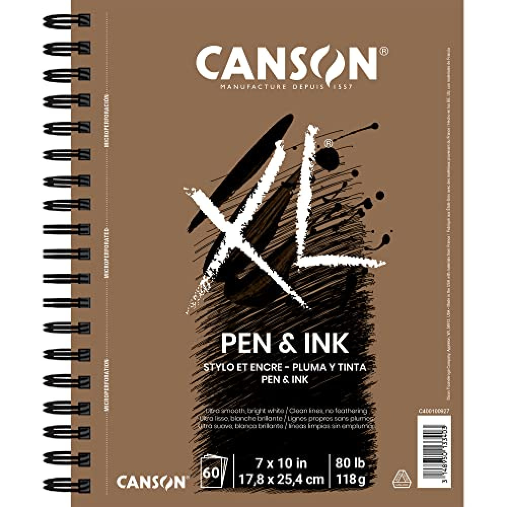 Canson XL Series Pen & Ink, white, 7x10