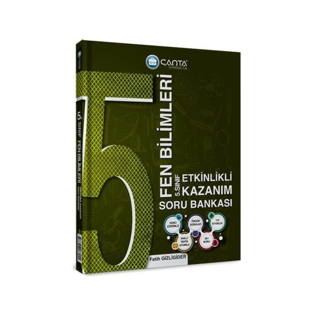 Çanta 5.Sınıf Fen Bilimleri Etkinlikli Kazanım Soru Bankası 2022 Kaynak Kitapları Fiyatı